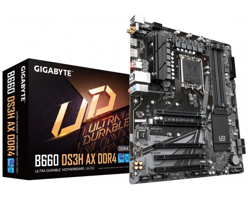 GIGABYTE B660 DS3H AX DDR4 placa base Intel B660 LGA 1700 ATX GIGABYTE B660 DS3H AX DDR4 placa base Intel B660 LGA 1700 ATX